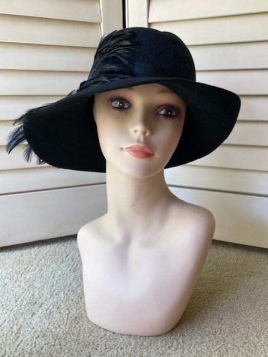 Lancaster Black Wool Felt Hat main image 6